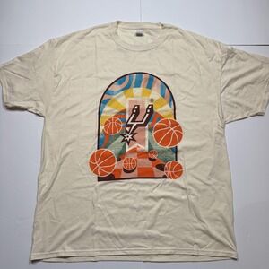 San Antonio Spurs Shirt Mens XL Michelob Ultra NBA Basketball Artwork 2024